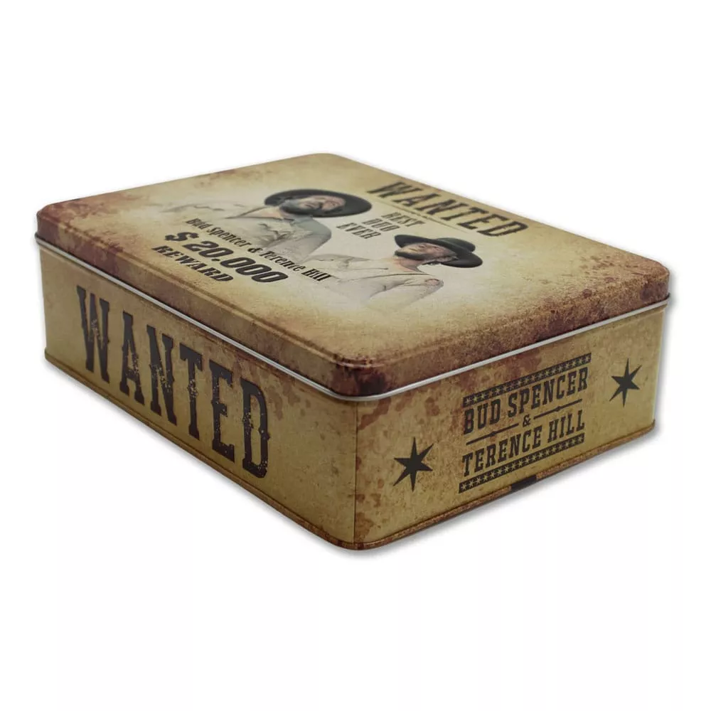 Bud Spencer & Terence Hill Tin box Wanted Blechwaren Fabrik Braunschweig