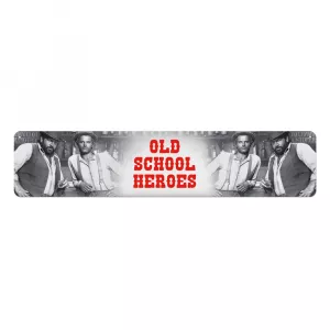 Bud Spencer & Terence Hill Tin Sign Old School Heroes 46 x 10 cm