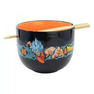 Dragon Ball Ramen Bowl with Chopsticks Letters Stor