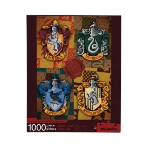 Harry Potter Jigsaw Puzzle Crests (1000 pieces) - Damaged packaging Aquarius