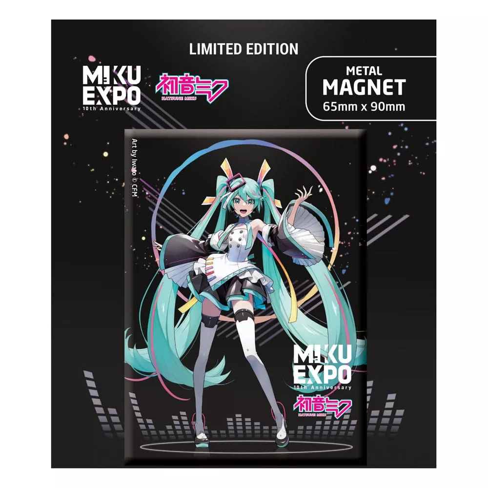 Hatsune Miku Fridge Magnet Miku Expo 10th Anniversary Art by Iwato Ver. Limited Edition POPbuddies