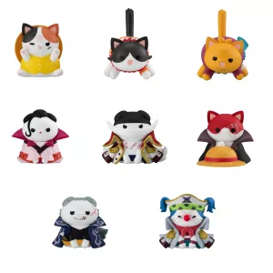 One Piece Mega Cat Project Trading Figure NyanPieceNyan! Luffy & Paramount War of Marineford Ver. 3 cm Assortment (8)