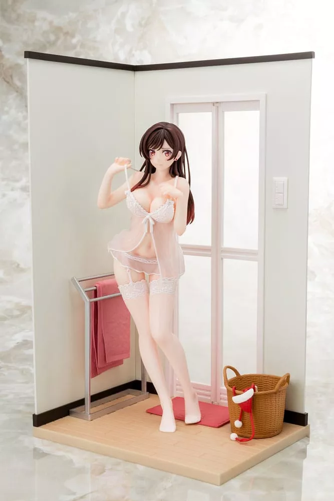 Rent-A-Girlfriend PVC Statue 1/6 Chizuru Mizuhara See-through lingerie figure angel white Ver. 23 cm Hakoiri Musume Inc.