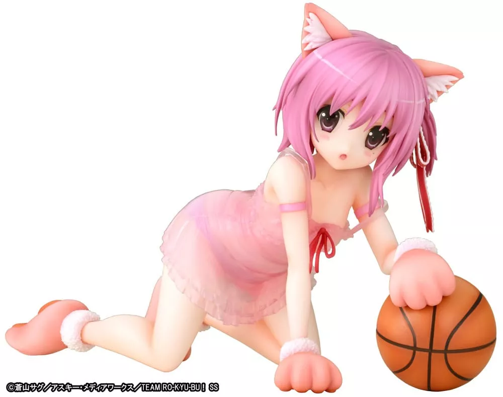 Ro-Kyu-Bu: Fast Break! PVC Statue 1/7 Tomoka Minato Kemomimi Lingerie Ver. 18 cm Kaitendoh