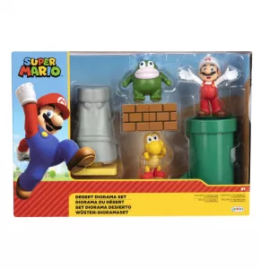 World of Nintendo Super Mario Diorama Set Assortment (6) Jakks Pacific