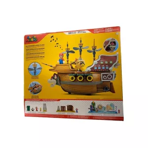 World of Nintendo Super Mario Playset Bowser's Airship Deluxe Jakks Pacific