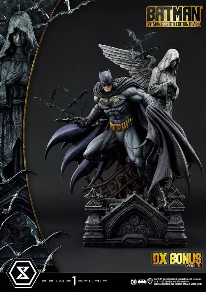 Batman Ultimate Premium Masterline Series Statue 1/4 Batman Rebirth Edition Black Deluxe Bonus Version 71 cm Prime 1 Studio