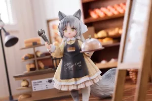 Decorated Life Collection PVC Statue Tea Time Cats - Cat Town Bakery Staff & Customer Set 12 cm Ribose