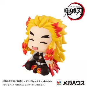 Demon Slayer: Kimetsu no Yaiba Look Up PVC Statue Rengoku Kyoujurou Smile Ver. 11 cm (with gift) Megahouse