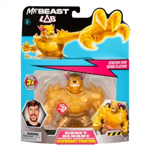 Mr. Beast Lab Goo Jit Zu Stretch Figure Legendary Panther 11 cm Moose Toys