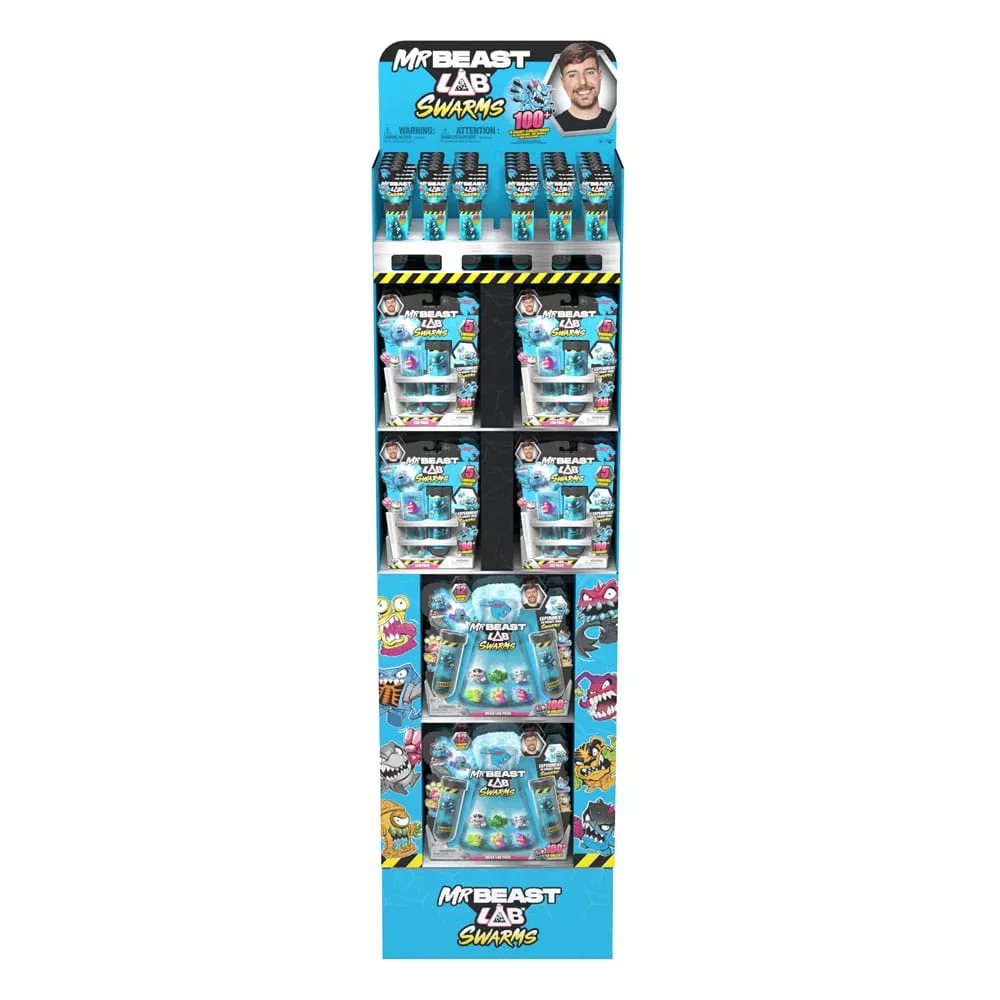 Mr. Beast Lab Swarms Mini Figures 12-pack 3 cm Display (50) Moose Toys