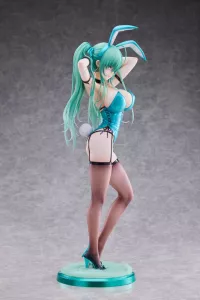 Original Character PVC Statue 1/4 Green Twin Tail Bunny-chan 43 cm PartyLook