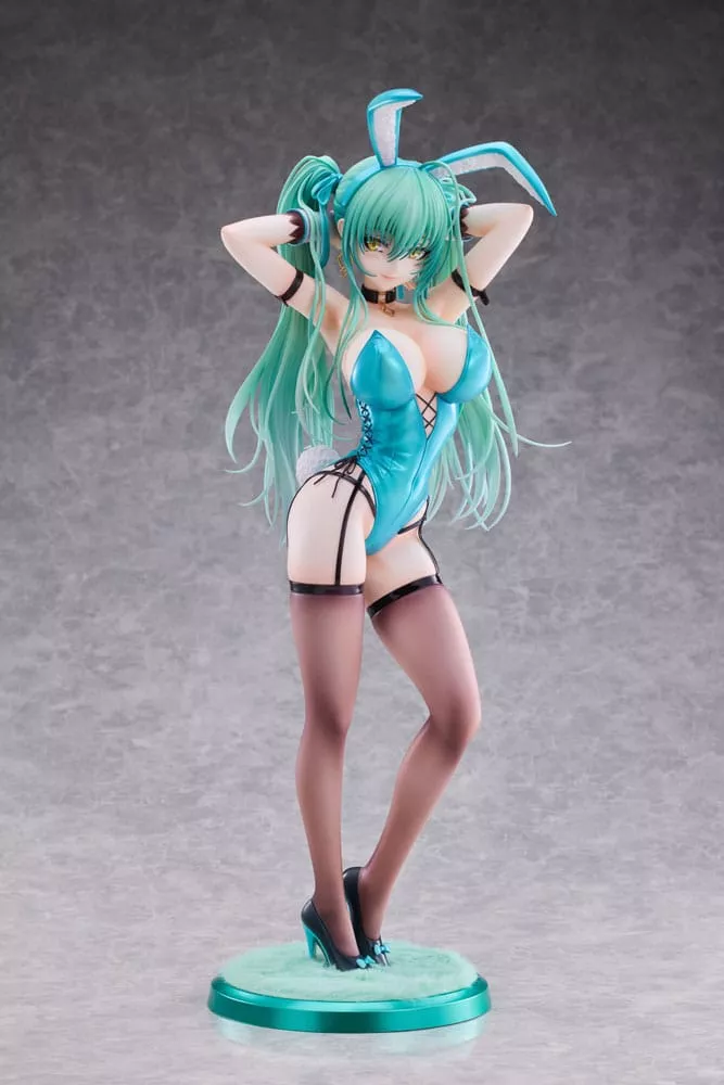 Original Character PVC Statue 1/4 Green Twin Tail Bunny-chan 43 cm PartyLook