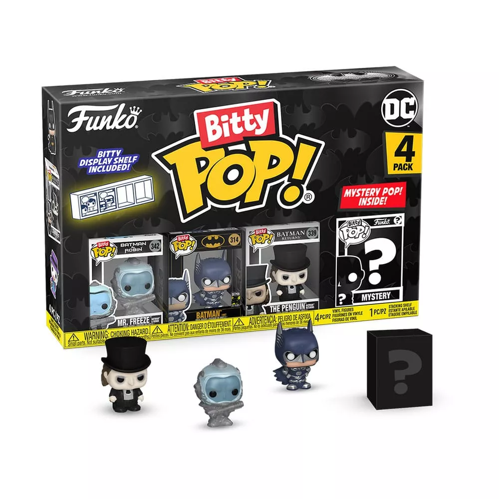 Batman 85th Anniversary Bitty POP! Vinyl Figure 4-Pack Freeze 2,5 cm Funko