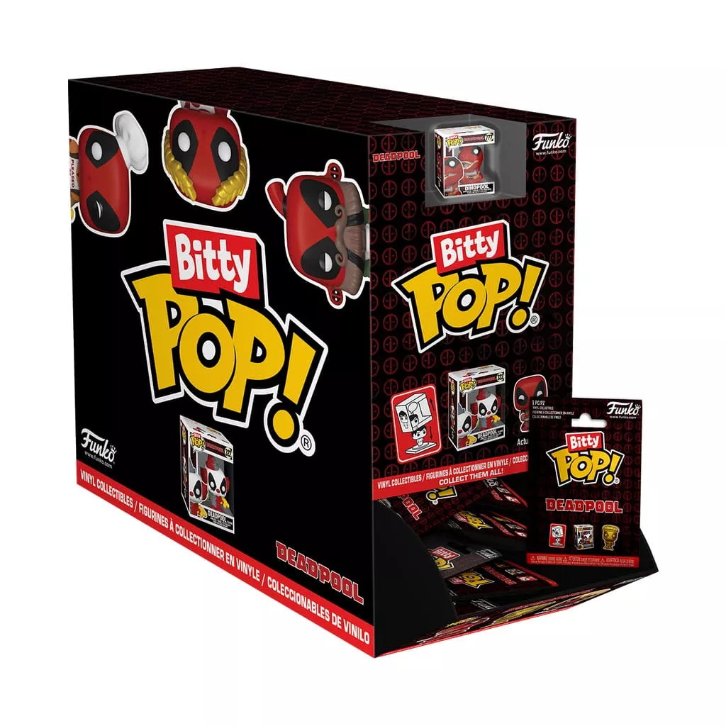 Deadpool Bitty POP! Vinyl Figure Display (32) PDQ 2,5 cm Funko