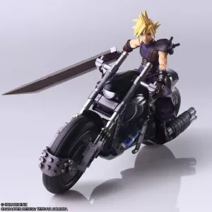 Final Fantasy VII Bring Arts Action Figure and vehicle Cloud Strife & Hardy-Daytona 15 cm Square-Enix