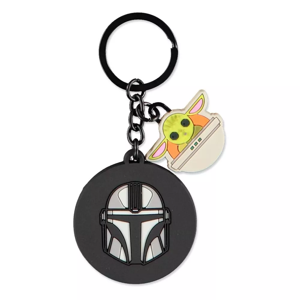 Star Wars: The Mandalorian Rubber Keychain Mandalorian & Grogu Difuzed