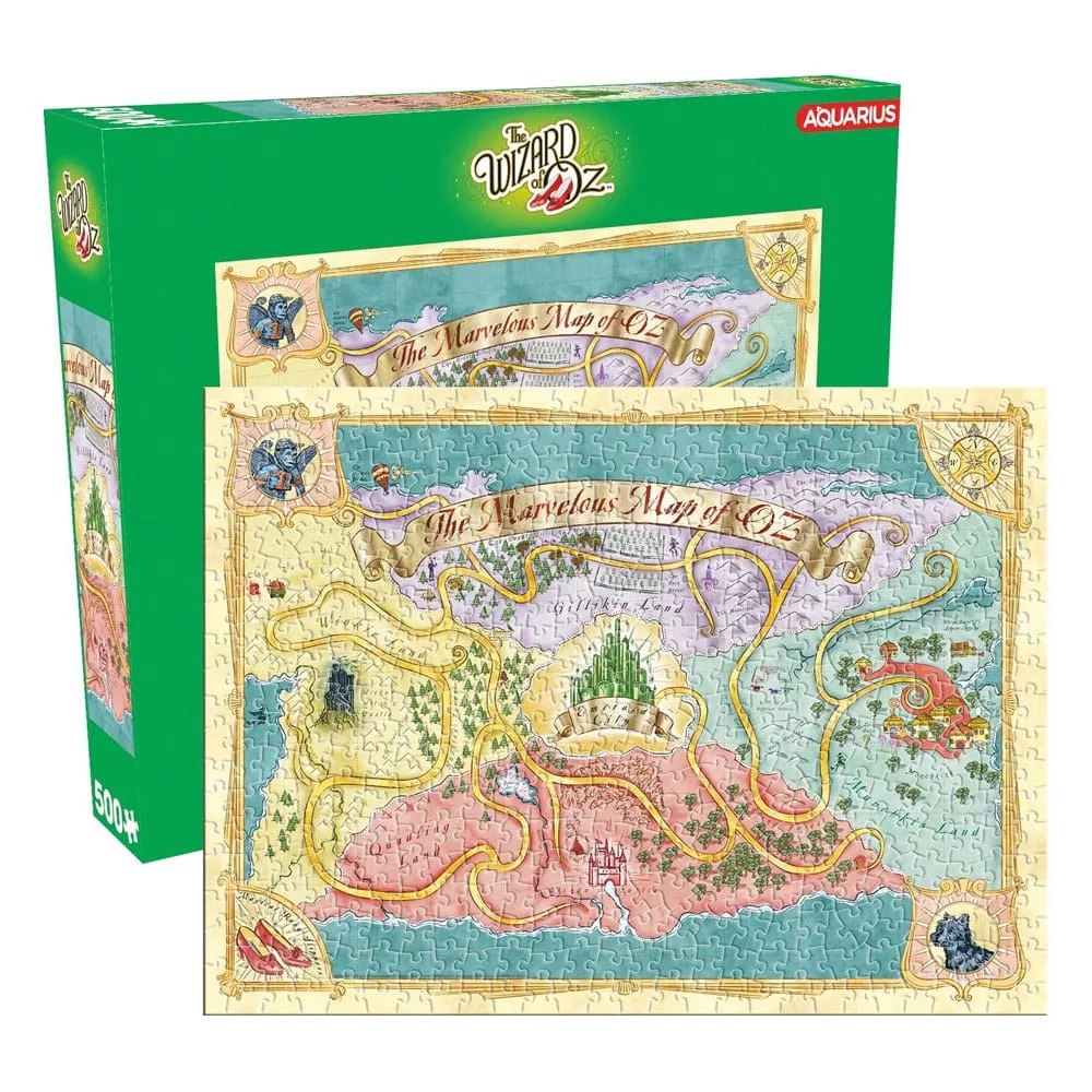 The Wizard Of Oz: Map 500 Piece Jigsaw Puzzle NMR Distribution