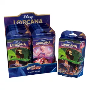 Disney Lorcana TCG Himmelsleuchten Starter Decks Display (8) *German Edition* Ravensburger