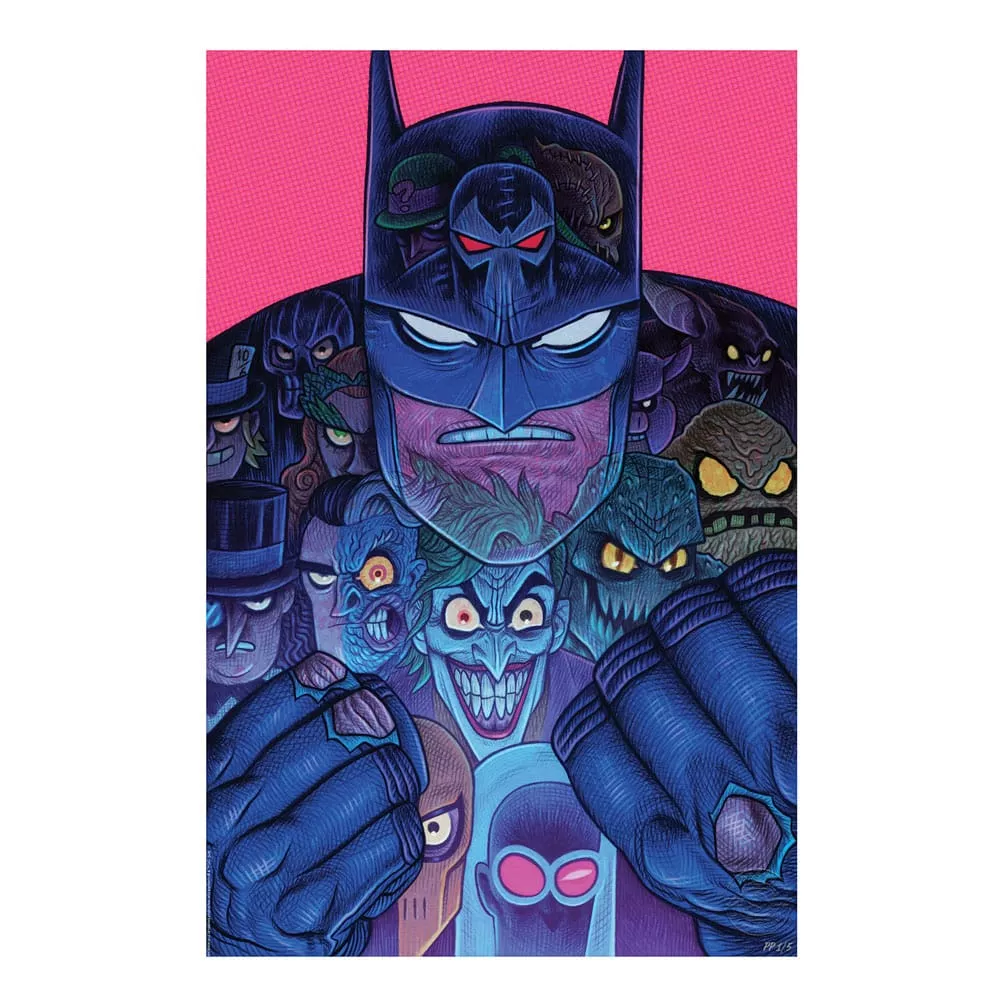 DC Comics Art Print Batman & The Rogues Gallery 41 x 61 cm - unframed Sideshow Collectibles