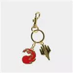 Magic: The Gathering Metal Keychain Red Mana Difuzed