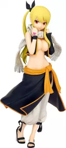 Fairy Tail Pop Up Parade PVC Statue Lucy Heartfilia Natsu Costume Ver. L Size 22 cm Good Smile Company