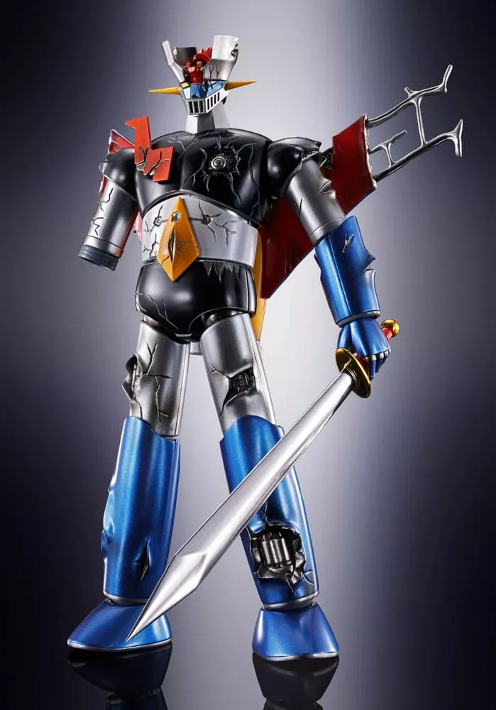 Great Mazinger Soul of Chogokin Diecast Action Figure GX-105D Great Mazinger Z Kakumei Shinka Damage Ver. 17 cm Bandai Tamashii Nations