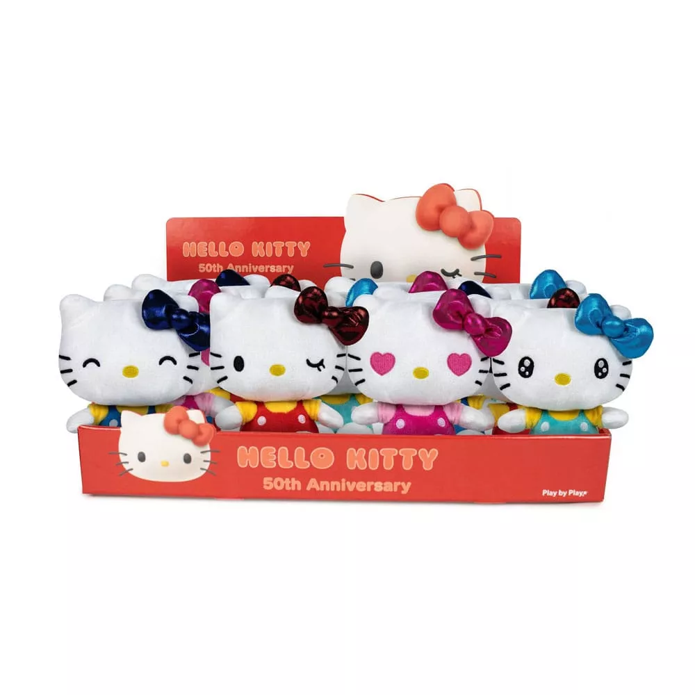 Hello Kitty Plush Figures 16 cm 50th Anniversary Display (24) Play by Play