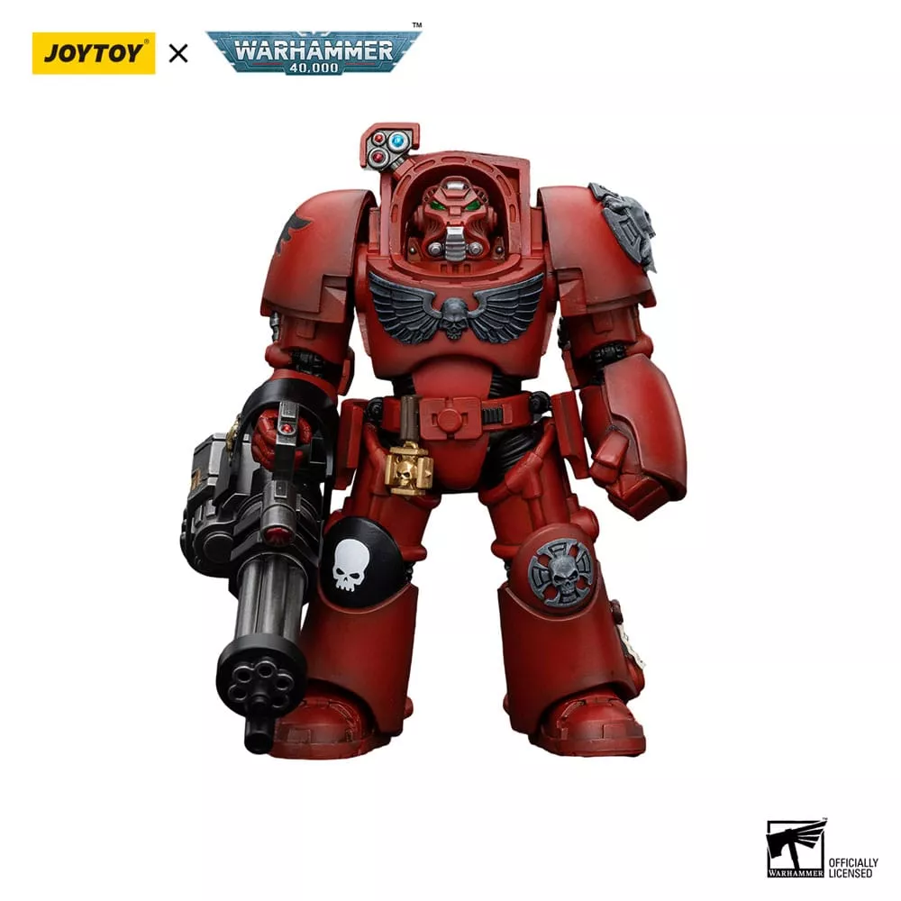 Warhammer The Horus Heresy Action Figure 1/18 Blood Angels Terminator Squad Terminator with Assault Cannon 14 cm Joy Toy (CN)