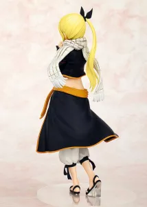 Fairy Tail Pop Up Parade PVC Statue Lucy Heartfilia Natsu Costume Ver. L Size 22 cm Good Smile Company