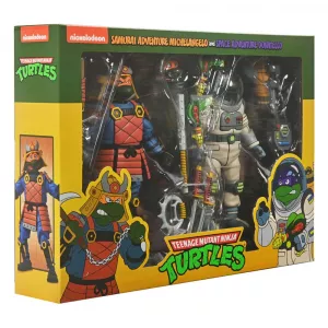 Teenage Mutant Ninja Turtles (Cartoon) Action Figure 2 Pack Space Adventure & Samurai Turtles 18 cm NECA