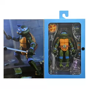 Teenage Mutant Ninja Turtles (Cartoon) Action Figure Ultimate Leonardo VHS 18 cm NECA