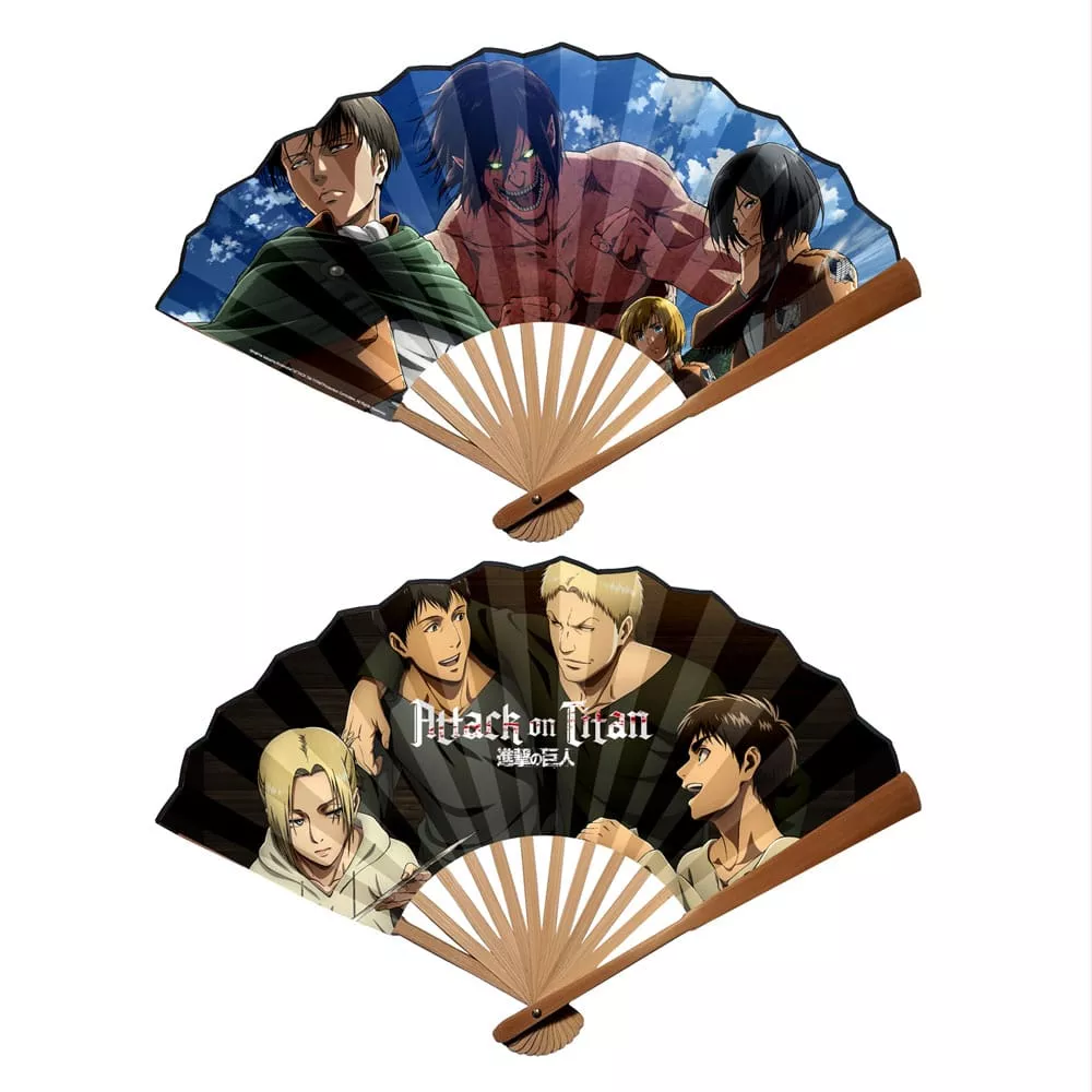 Attack on Titan Folding Fan Duty & Friendship Sakami Merchandise