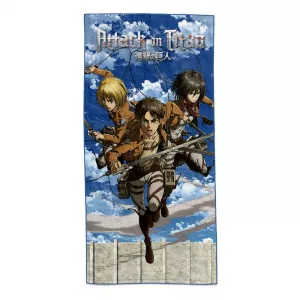 Attack on Titan Towel Eren, Mikasa & Armin 150 x 75 cm