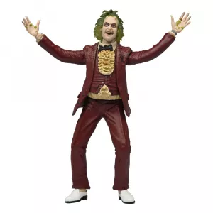 Beetlejuice 1988 Action Figure Beetlejuice Red Tuxedo 18 cm NECA