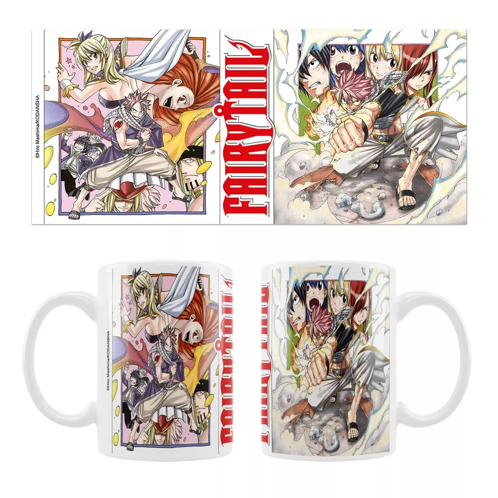 Fairy Tail Ceramic Mug Natsu Manga Style Sakami Merchandise