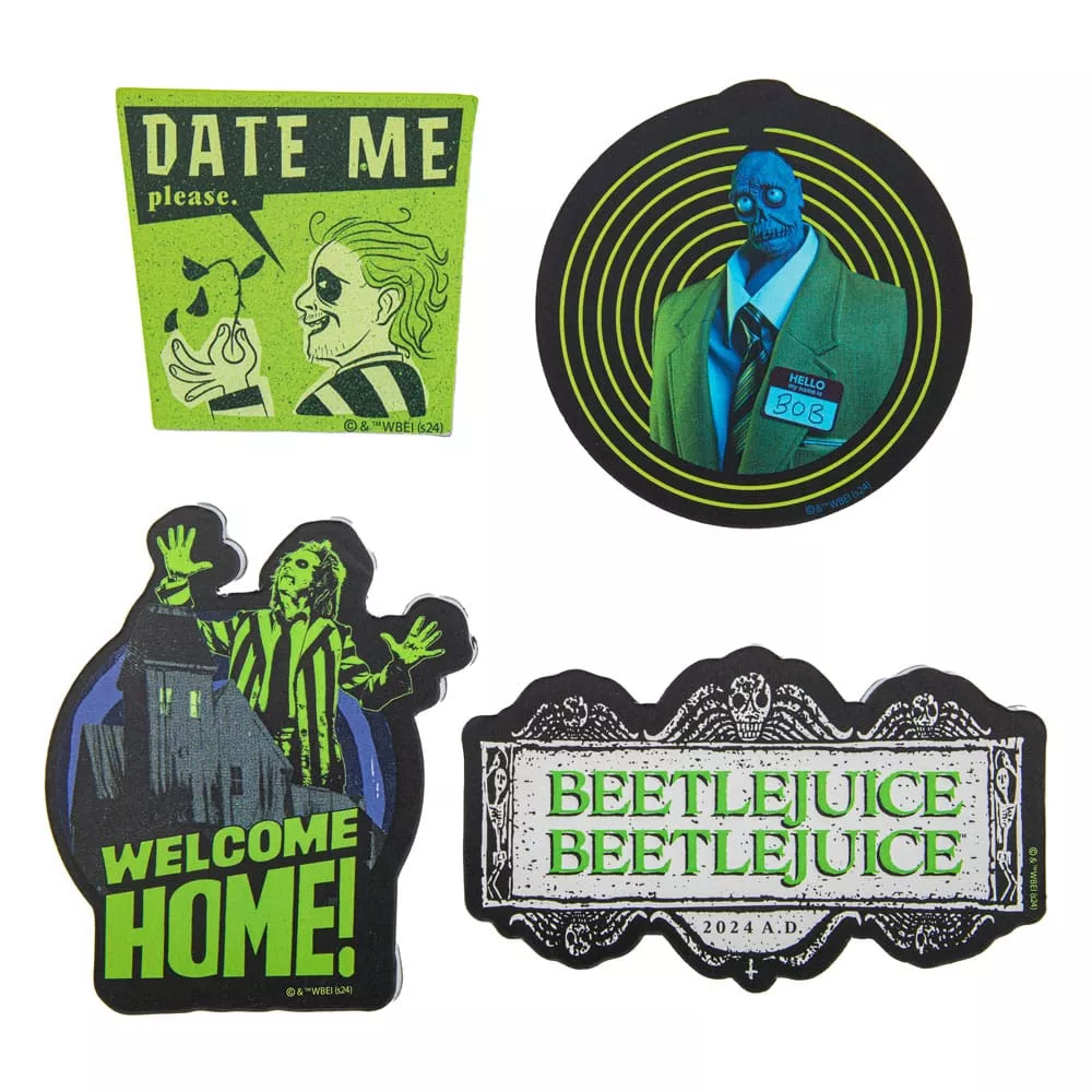 Beetlejuice Fridge Magnet 4-Pack Cinereplicas