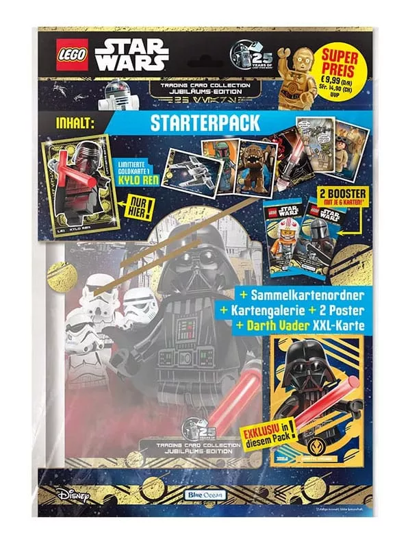 LEGO Star Wars Trading Card Collection 25th Anniversary Edition Starter Pack *German Version* Blue Ocean