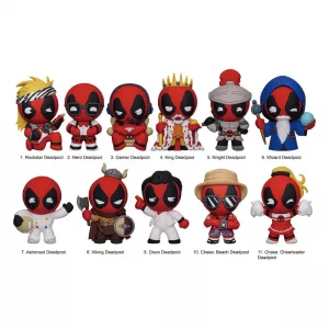 Marvel 3D PVC Bag Clips Deadpool Series 6 Display (24) Monogram Int.