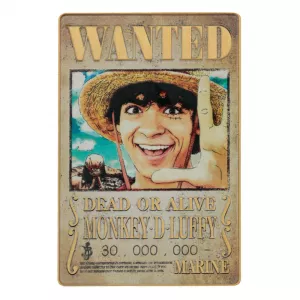 One Piece Ingot Luffy Wanted Poster Limited Edition