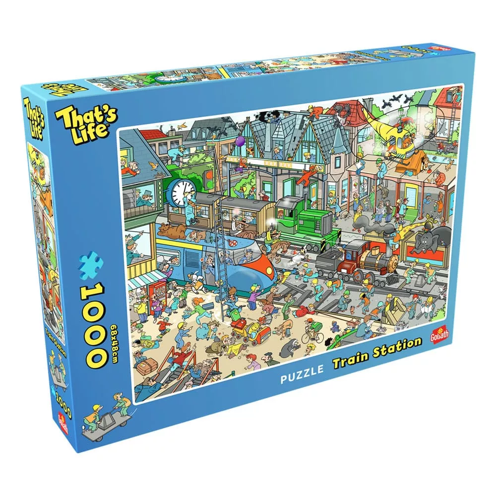 That´s Life Bix Box Puzzle Train Station (1000 pieces) Goliath Toys