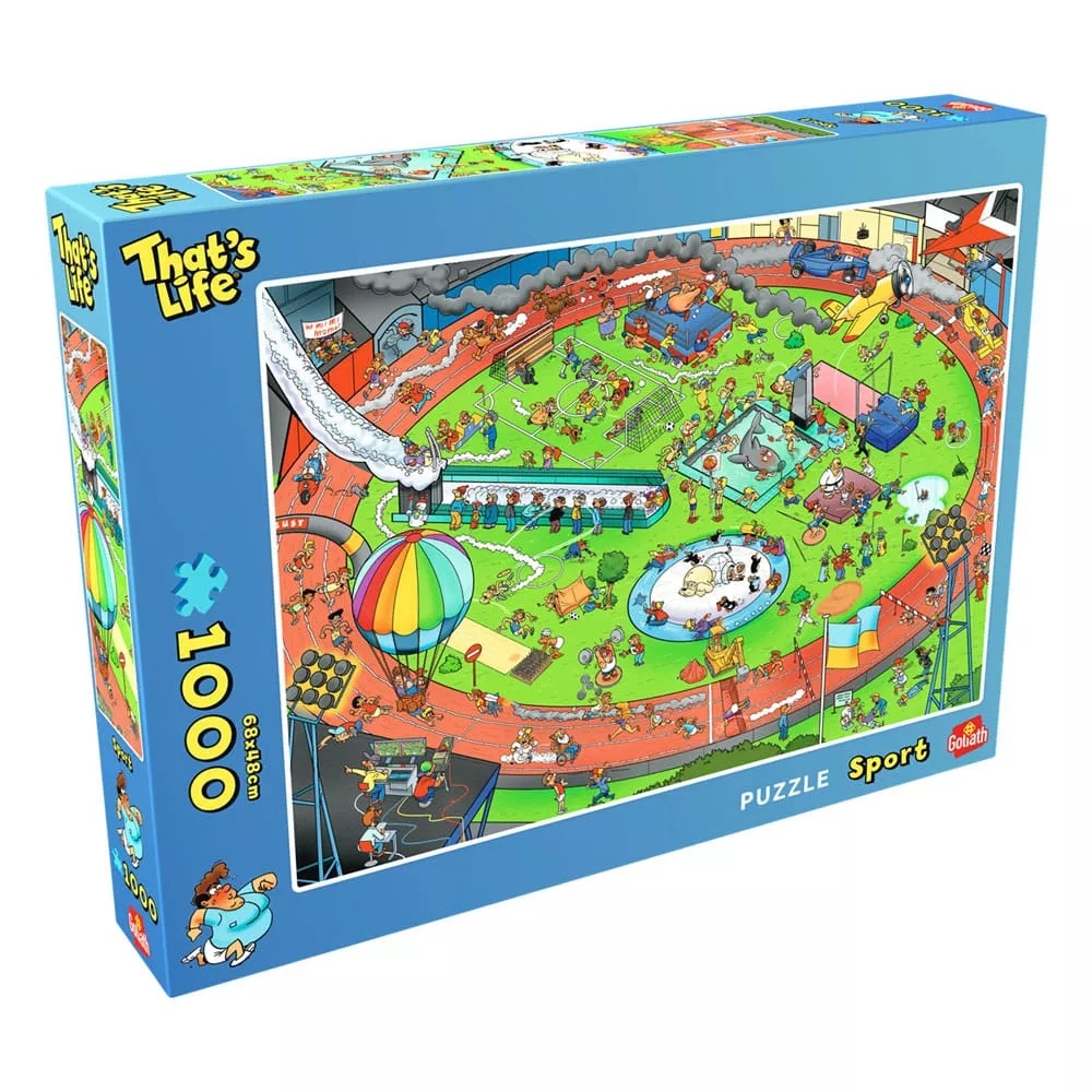 That´s Life Bix Box Puzzle TV Sports (1000 pieces) Goliath Toys