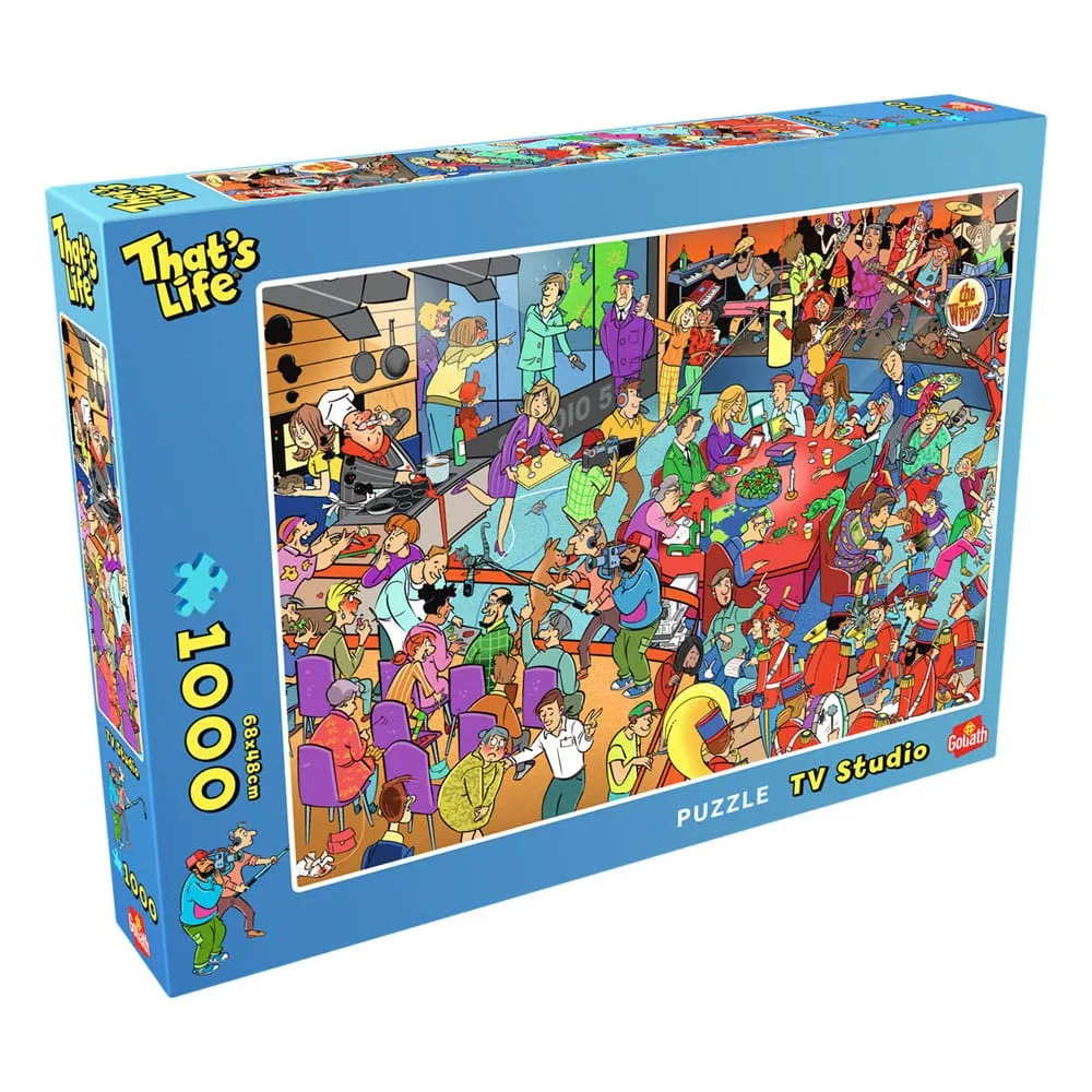 That´s Life Bix Box Puzzle TV Studio (1000 pieces) Goliath Toys