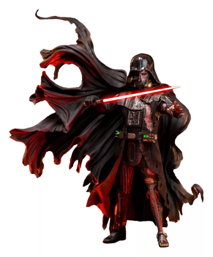 Star Wars Action Figure 1/6 Darth Vader (Battle Damaged) Deluxe Version 35 cm Hot Toys