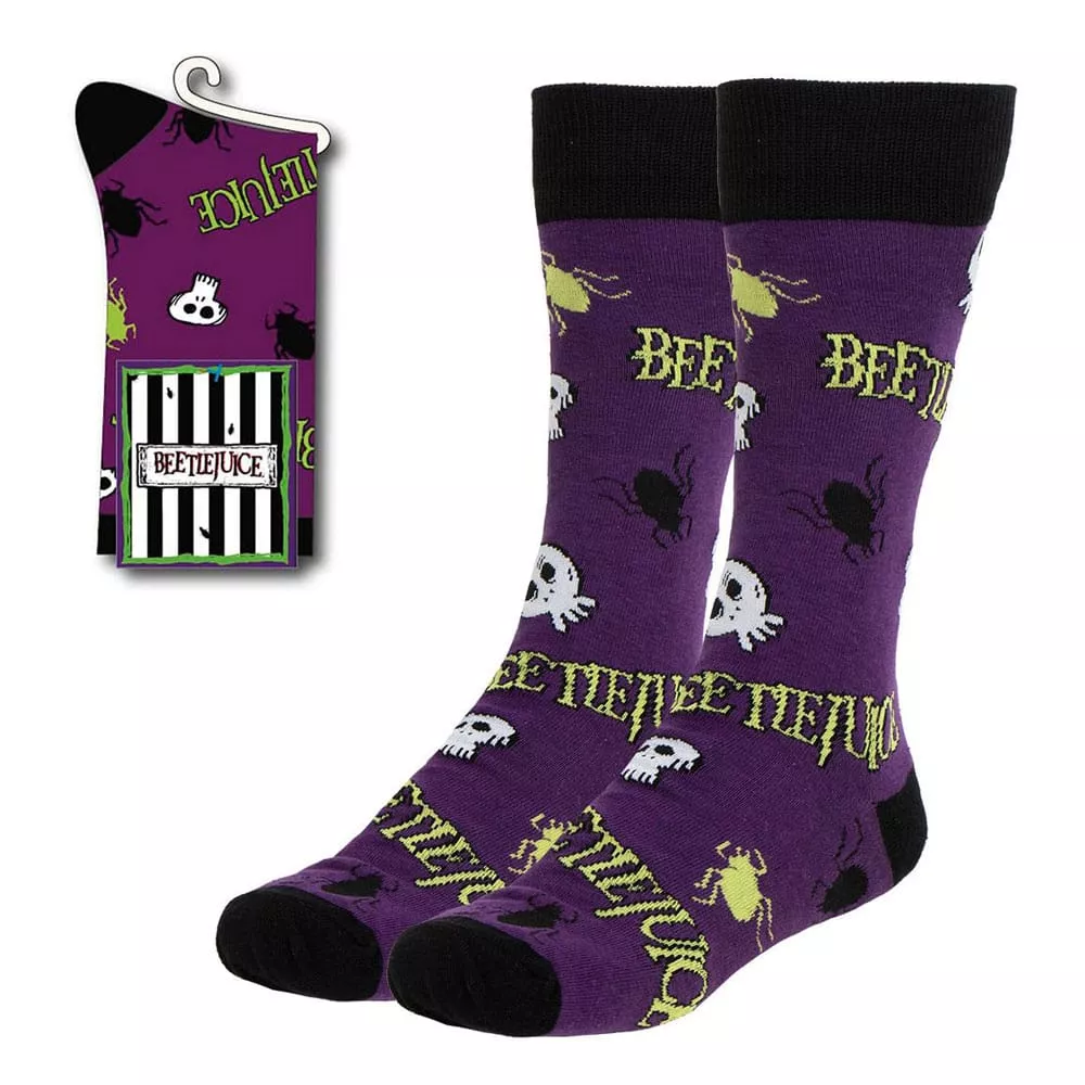 Beetlejuice Socks Purple 38-45 Cerdá