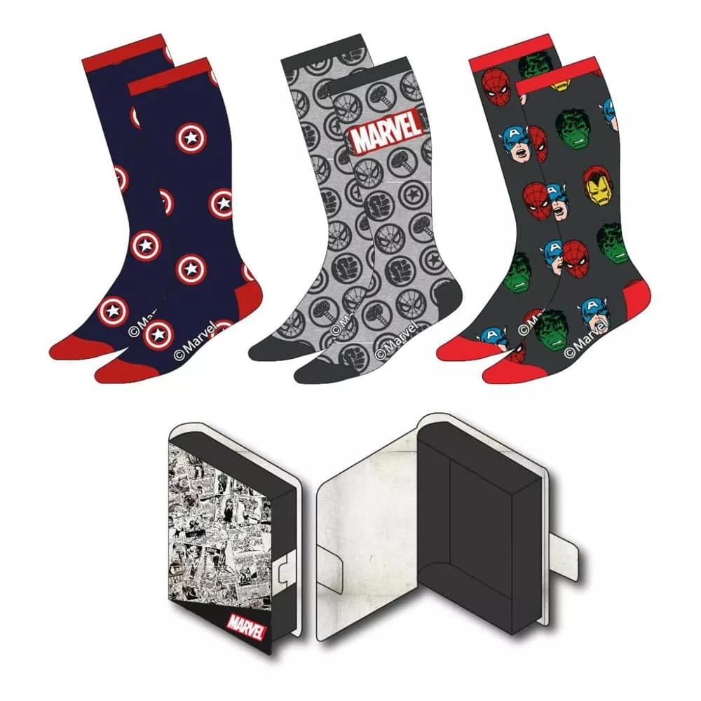 Marvel Socks 3-Pack 38-45 Cerdá