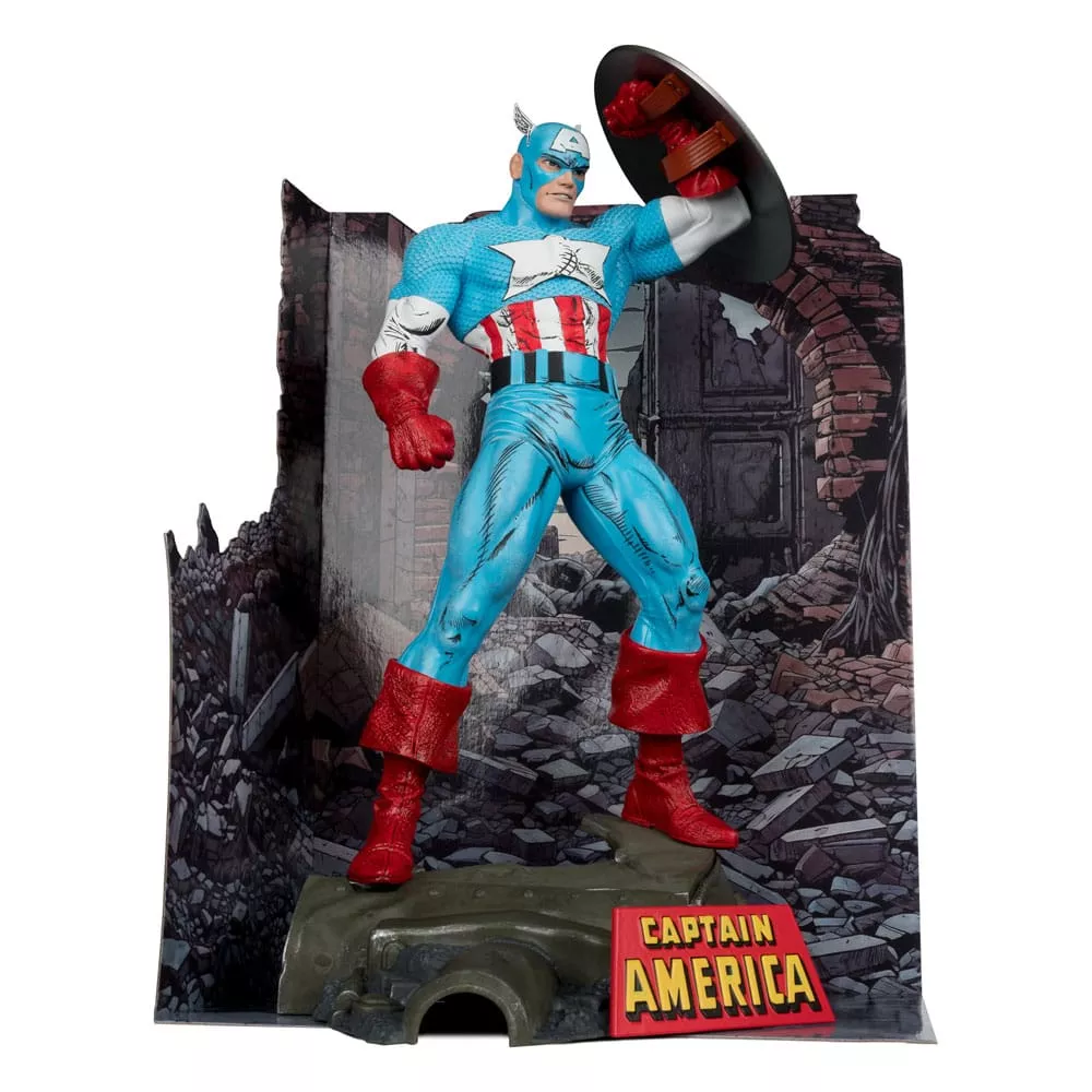 Marvel PVC Statue 1/6 Captain America (The Amazing Spider-Man #323) 28 cm McFarlane Toys