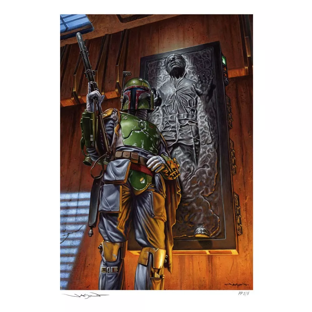 Star Wars Art Print Boba Fett: The Bounty 46 x 61 cm - unframed Sideshow Collectibles