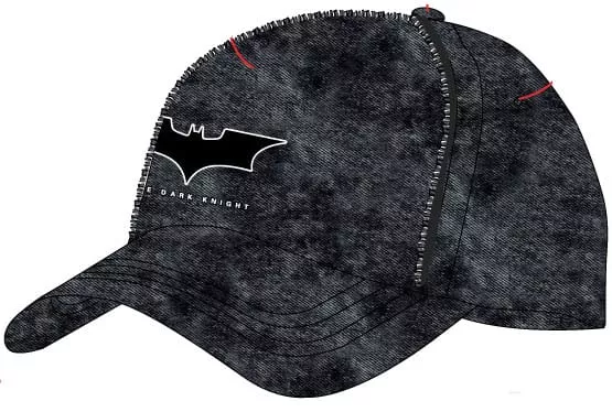 DC Comics Curved Bill Cap Batman The Dark Knight Logo Denim Heroes Inc