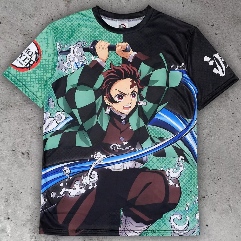 Demon Slayer: Kimetsu no Yaiba T-Shirt Tanjiro Kamado Size M POPbuddies